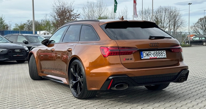 Audi RS6 cena 504999 przebieg: 76000, rok produkcji 2021 z Zduny małe 781